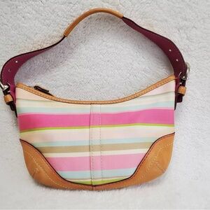Striped Multicolor Women's Bag